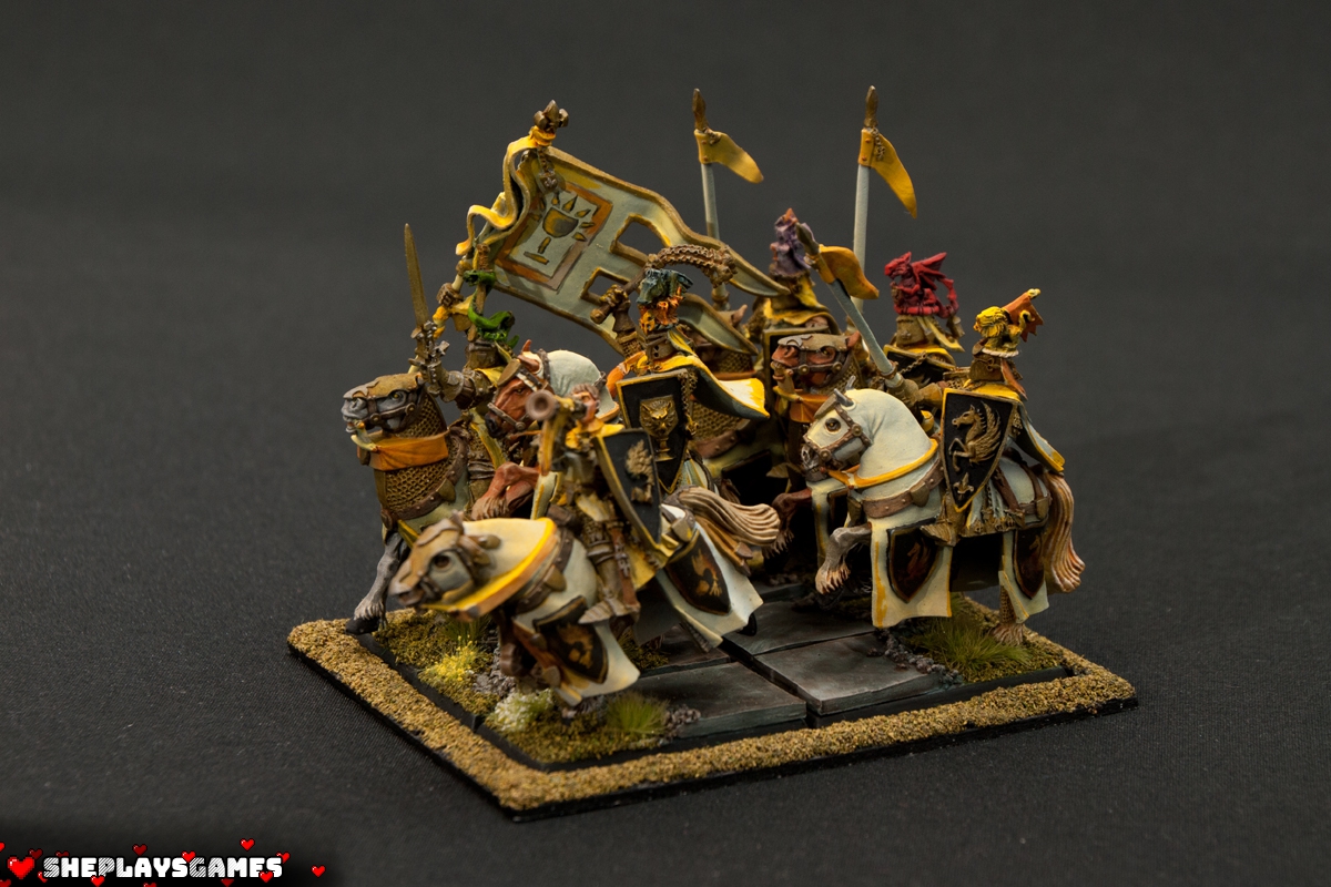 Bretonnia Grail Knights Lady of the Lake Warhammer Fantasy Battles Sheplaysgames She plays games miniatures painting wargaming