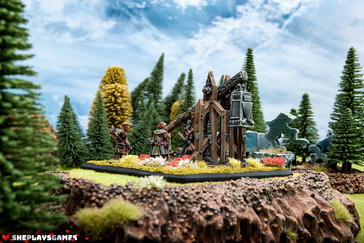 Warhammer - Trebuchet - Bretonnia - 6th edition - Miniature - Painting - Freehand - Oldhammer - Middlehammer
